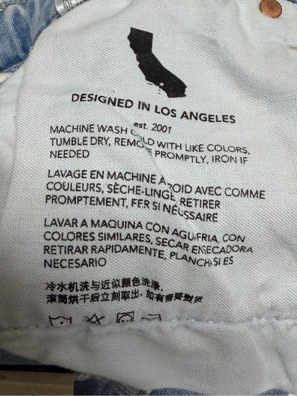 Ag Adriano Alexxis crop Goldschmied Light Blue Relaxed women’s Jeans Sz 29 NWT - Picture 6 of 10